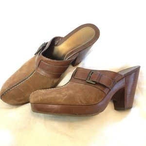 Cole Haan x Nike Air Sara Suede Clogs